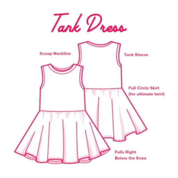 Dot Dot Smile Baby Girl‎ Size 12/24M Pink White Stripe Tank Twirl Dress NWT - Picture 2 of 6